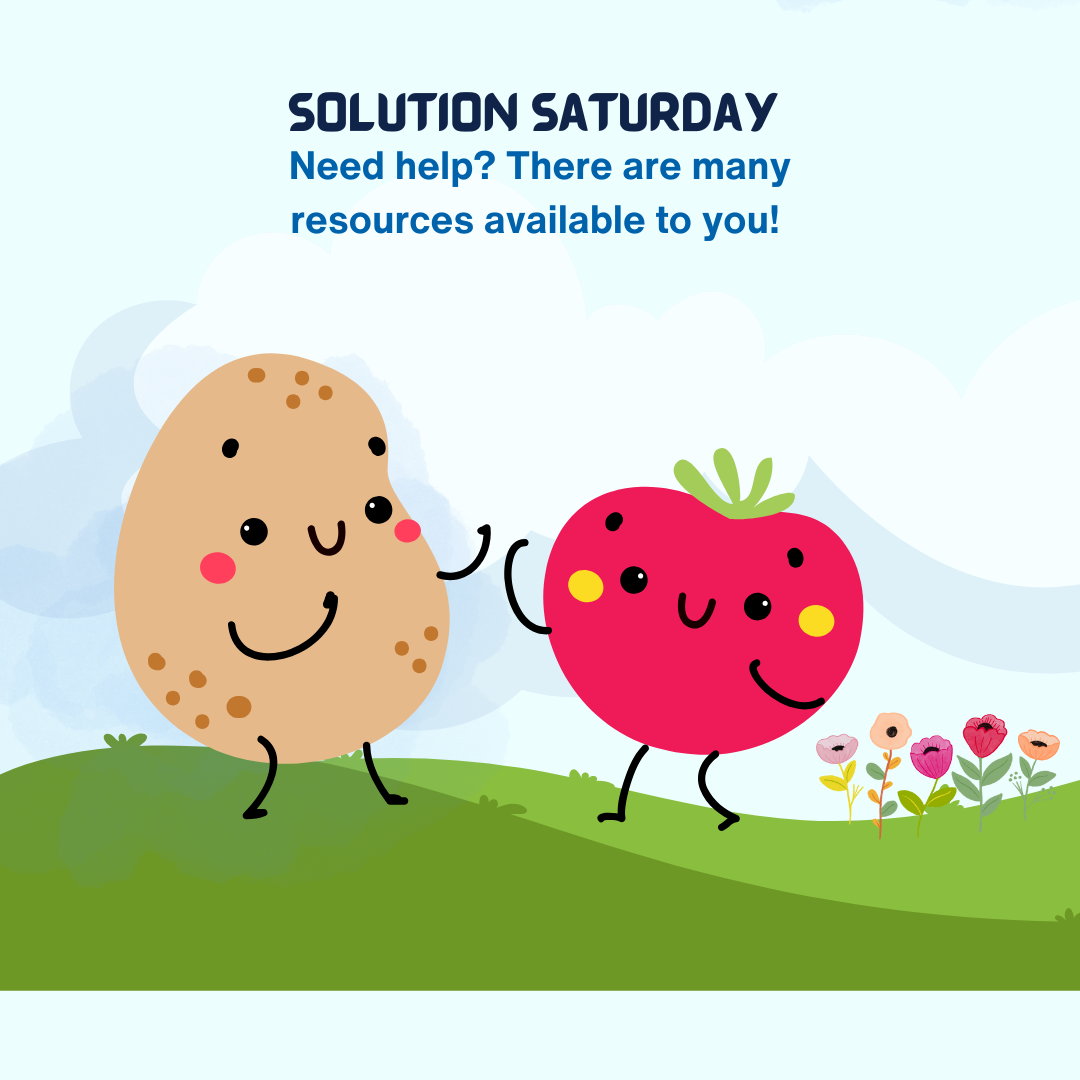  a potato and a tomato with raised hands mimicking a fighting stance